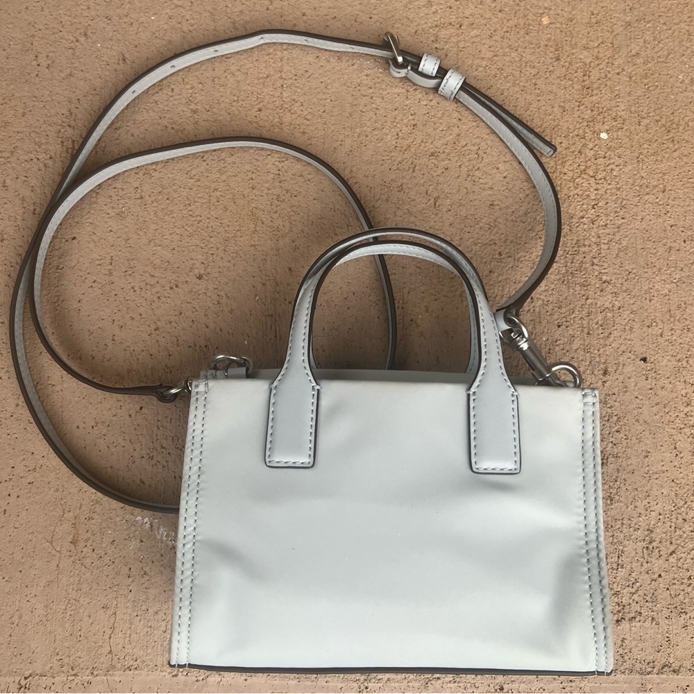Tory Burch Gray Crossbody Bag with Logo Accent - Picture 3 of 5